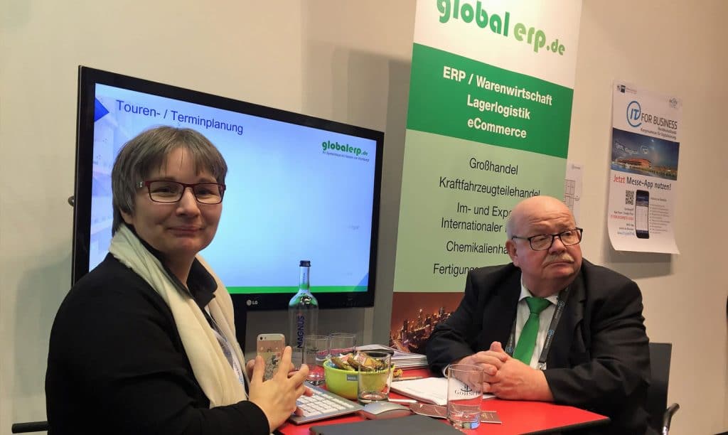 globalerp auf der Messe IT for Business Lübeck